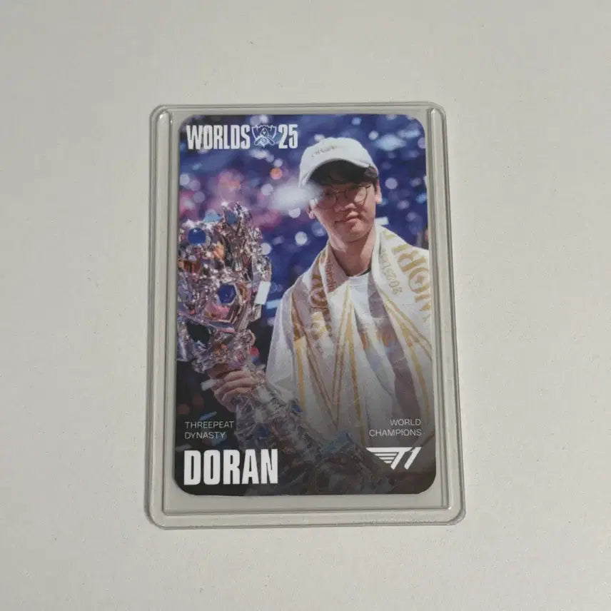 [BUNJANG] T1 Doran MSI Worlds 2025 Photocard / MSI 월즈 T1 도란 포토카드 포카