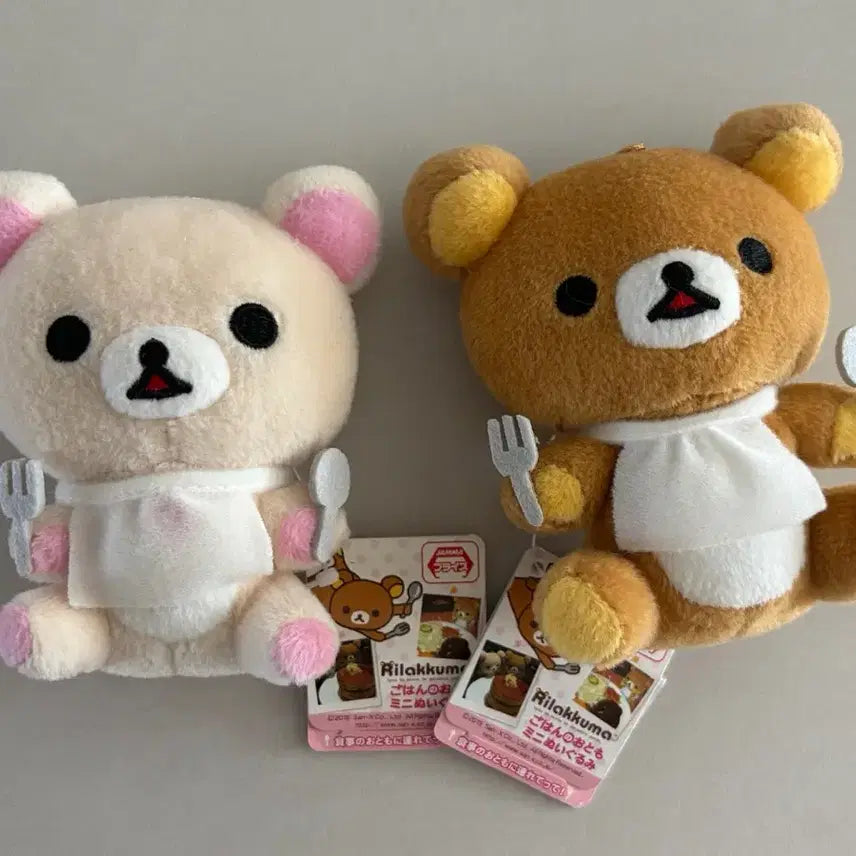 [BUNJANG] Rilakkuma Korilakkuma Mealtime Friends Doll Set / 리락쿠마 코리락쿠마 밥친구 인형 세트
