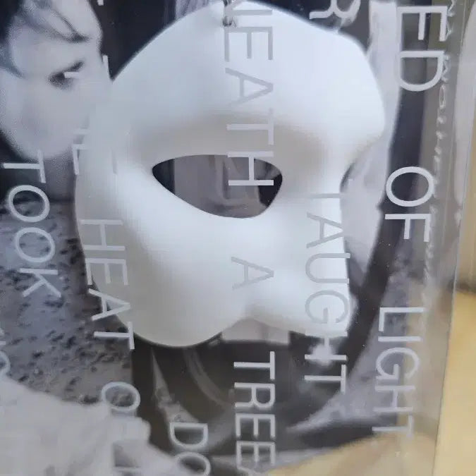 [BUNJANG] Park Hyo Shin Phantom Luminous Mask Keyring / 박효신 팬텀 야광 마스크 가면 키링 MD
