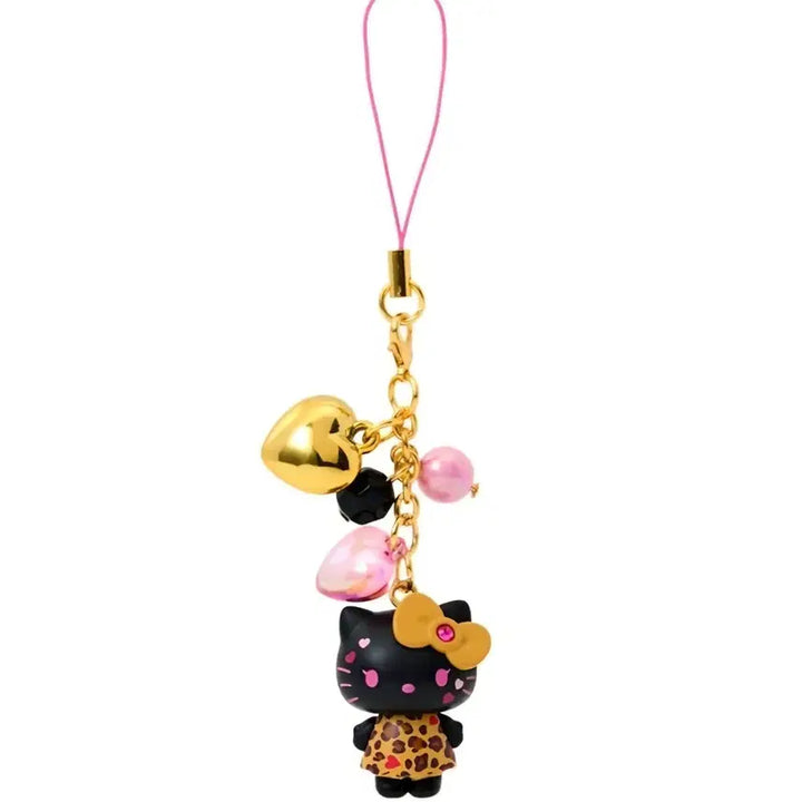 [BUNJANG] Sanrio Gyaru Mori Max Series Figure Strap - Black Kitty / 산리오 갸루 모리 맥스 시리즈 피규어 스트랩블랙 키티