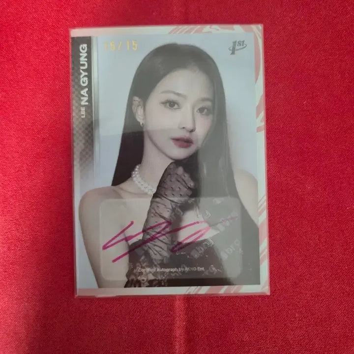[BUNJANG] InaKyoung 15th Anniversary Limited Edition Autographed Card / 찐 급처 테레카 이나경 15한정