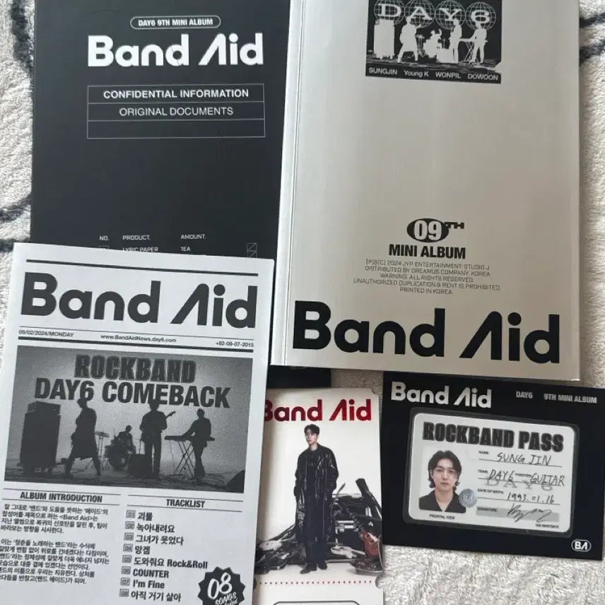 [BUNJANG] Day6 Band Aid Album / 데이식스Band Aid 앨범 판매합니다