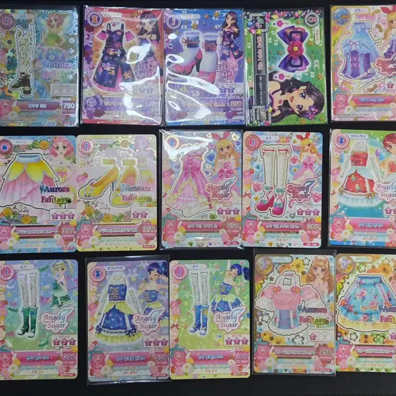 [BUNJANG] Aikatsu! Japan &amp; Korea Card Set - Rare, Normal, Premium / 아이엠스타 아이카츠 한판 일판 카드 세트 조각 프레 레어 노말