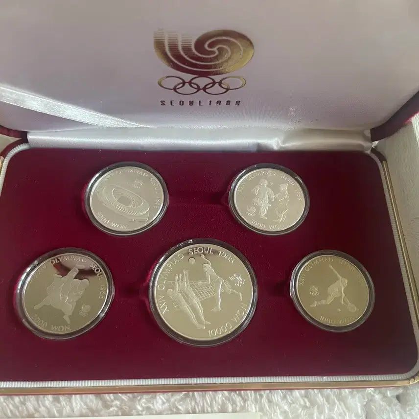 [BUNJANG] 1988 Seoul Olympic 2nd Commemorative Coin 5-Type Set / 1988 서울 올림픽 2차 기념주화 5종세트