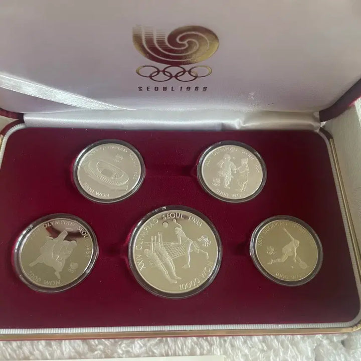 [BUNJANG] 1988 Seoul Olympic 2nd Commemorative Coin 5-Type Set / 1988 서울 올림픽 2차 기념주화 5종세트