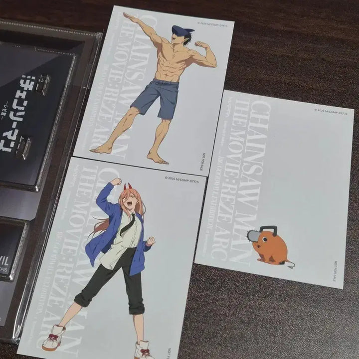 [BUNJANG] Chainsaw Man Angel Devil Baseyard Acrylic POB Photocard Pochita / 미개봉 체인소맨 천사의악마 베이스야드 아크릴 특전 포카 빔 파워 포치타