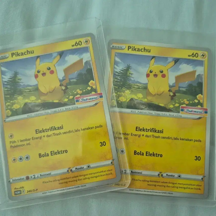 [BUNJANG] Indomare Pokemon Pikachu Promo Card Set / 인도마렛 피카츄 마지막 한장