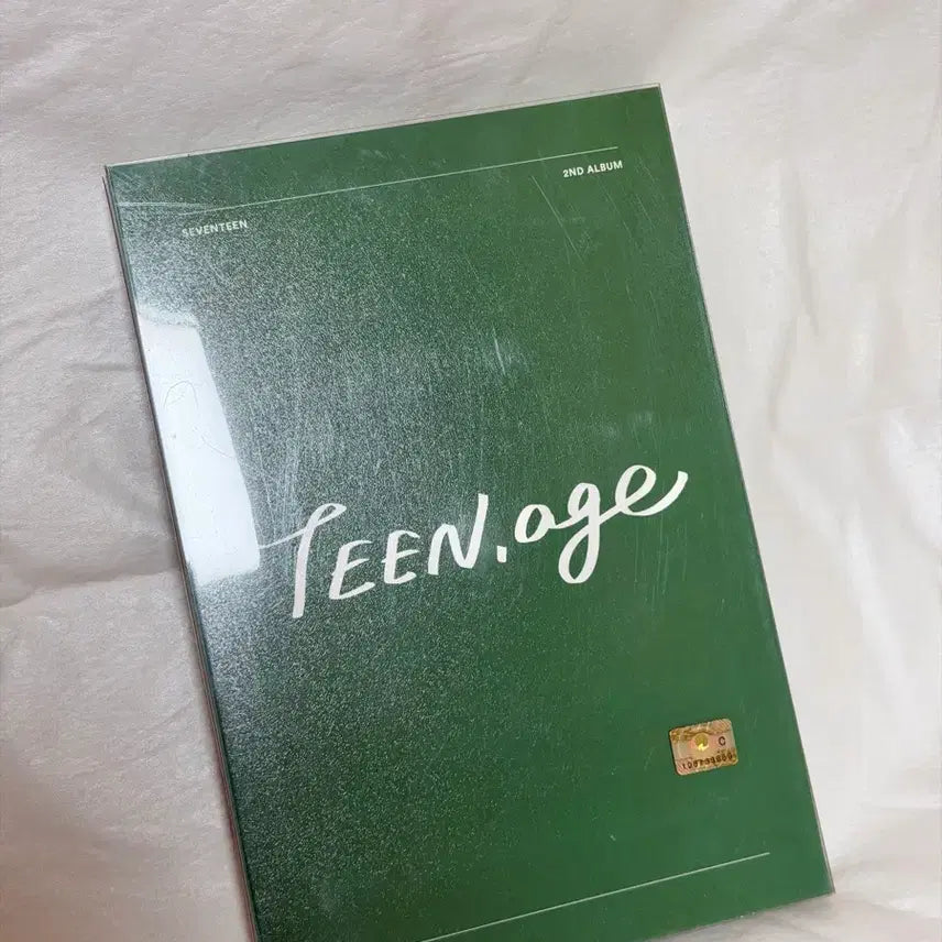[BUNJANG] SEVENTEEN Official 2nd Album [TEEN, AGE] (Green Ver.) - Wonwoo Photocard + Jeonghan Standee / 세븐틴 정규 2집 앨범 (포카O)