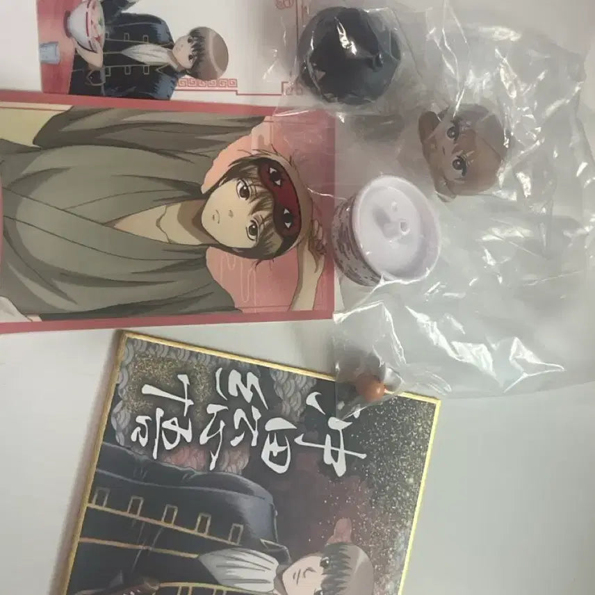 [BUNJANG] Gintama Okita Sougo Goods Bundle Set (Postcard, Card, Shikishi, Figure) / 은혼 오키타 소고 굿즈 세트(일괄)엽서,카드,색지,피규어