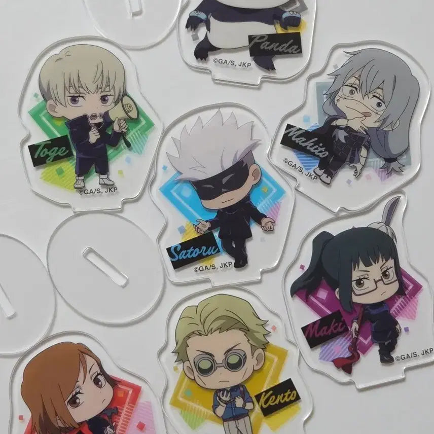 [BUNJANG] Jujutsu Kaisen Ensky SD Acrylic Stand Bundle Set / 일괄)주술회전 엔스카이 SD 아크릴 스탠드