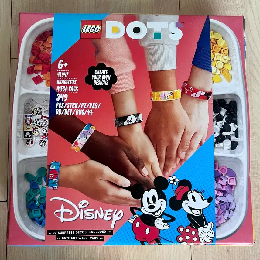 [BUNJANG] LEGO 41947 DOTS Disney Mickey Mouse Mega Bracelet Pack / 레고 41947 도트 디즈니 미키 메가팔찌팩