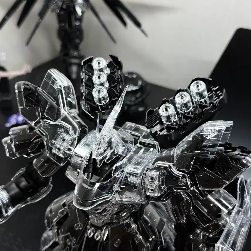 [BUNJANG] MG Sazabi Mechanical Clear Runner Painted Model / MG 사자비 메카니컬 클리어 런너도색작
