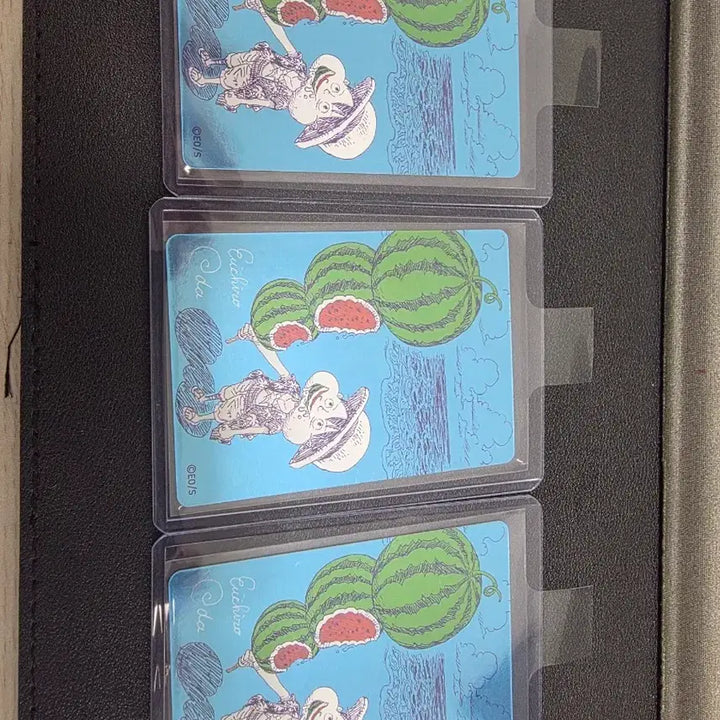 [BUNJANG] One Piece Luffy Watermelon Card Bundle Set / 원피스 루피 수박 카드 3장 일괄
