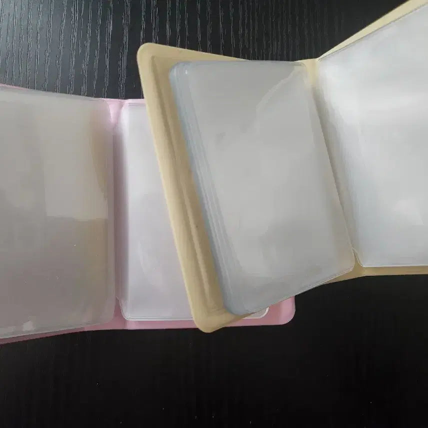 [BUNJANG] Bundle Set Red Heart &amp; Yellow Diamond Photocard Holders / (일괄)포토카드 홀더 빨강/노랑 바인더팝니다