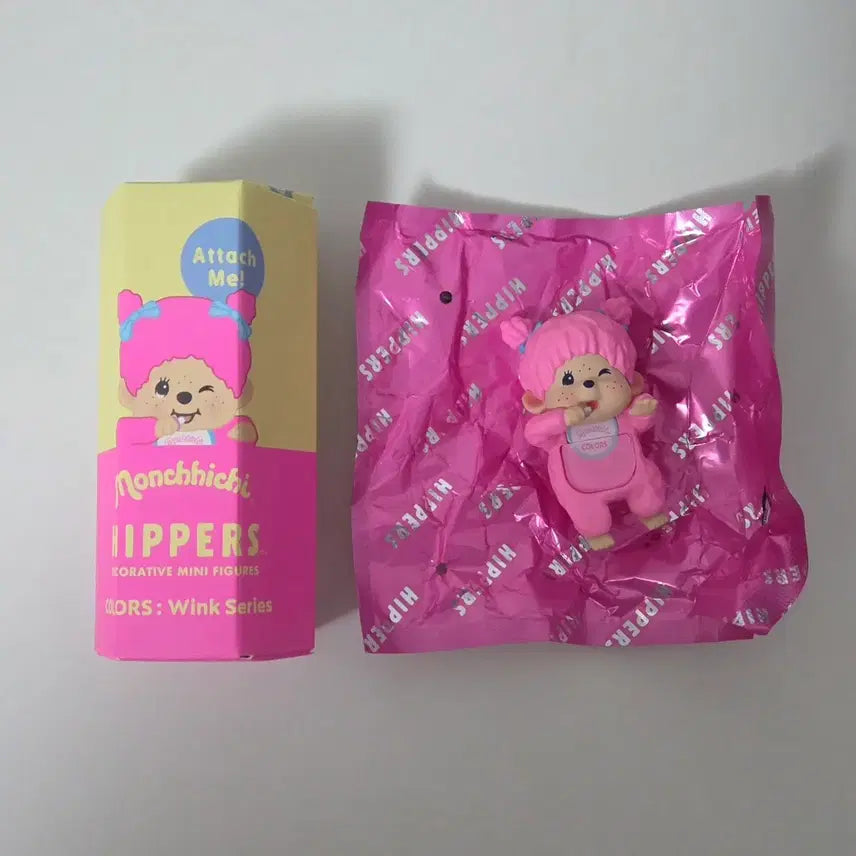 [BUNJANG] Monchhichi Hiper Colors Wink Series Berry Pink / 몬치치 히퍼 컬러즈 윙크 시리즈 베리핑크 판매