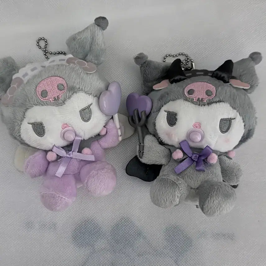 [BUNJANG] Sanrio Baby Angel Devil Kuromi Mascot / [일본정품] 산리오 베이비 엔젤 데빌 천사 악마 쿠로미 마스코트 아기천사