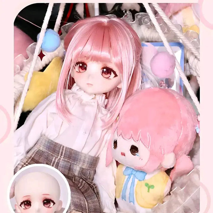 [BUNJANG] MSD Mei Mei Head (Unpainted, White Skin) / msd 구체관절인형 헤드(미백)