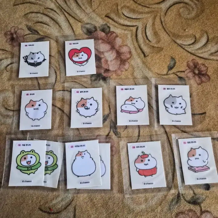 [BUNJANG] Jjonnyami Sticker Set / 판매 쫀냐미 띠부씰 띠부띠부씰