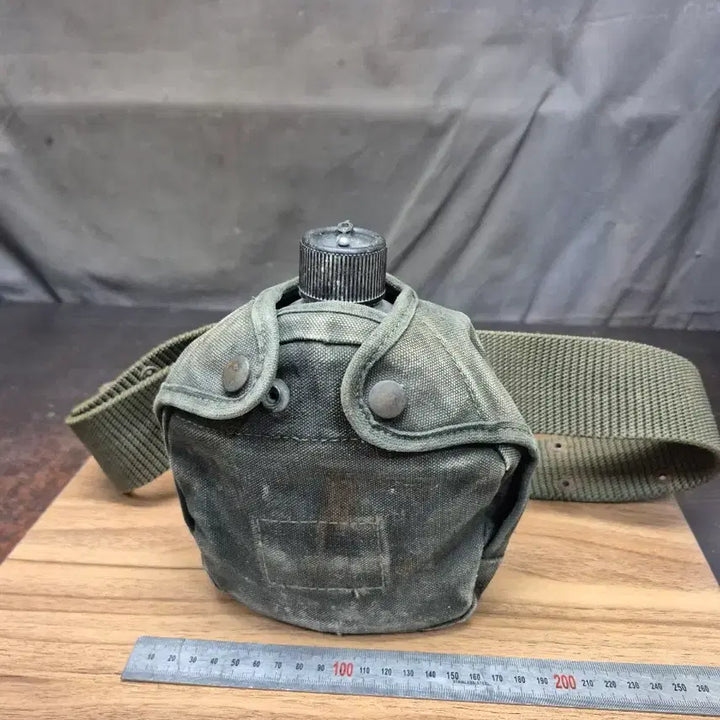 [BUNJANG] US Military 1943 Aluminum Canteen, Pouch, and Belt Set / 미군용 알루미늄 수통과 파우치 와 벨트 세트