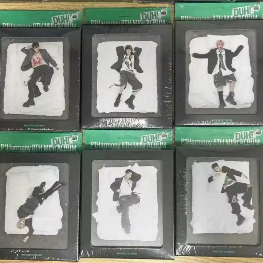 [BUNJANG] P1Harmony DUH 8th Mini Album Sealed Set (6 Versions) / 피원하모니 duh 미개봉 앨범 미니8집 6종 세트