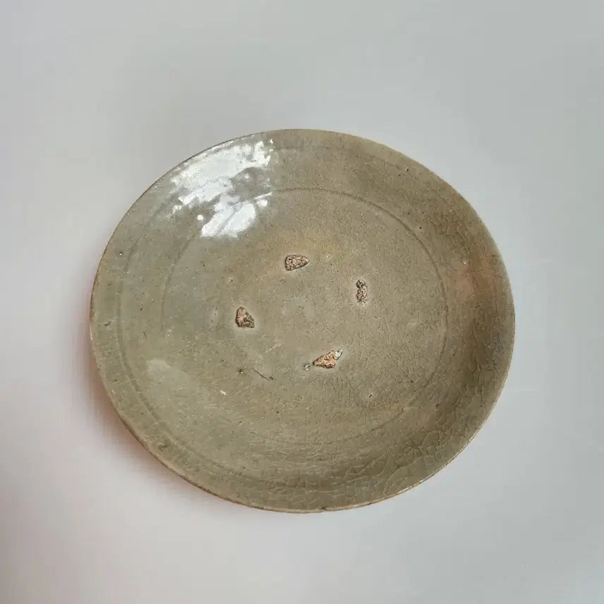 [BUNJANG] Antique Goryeo Dynasty Celadon Plate / 골동품 고려시대 제작된 고려청자 접시