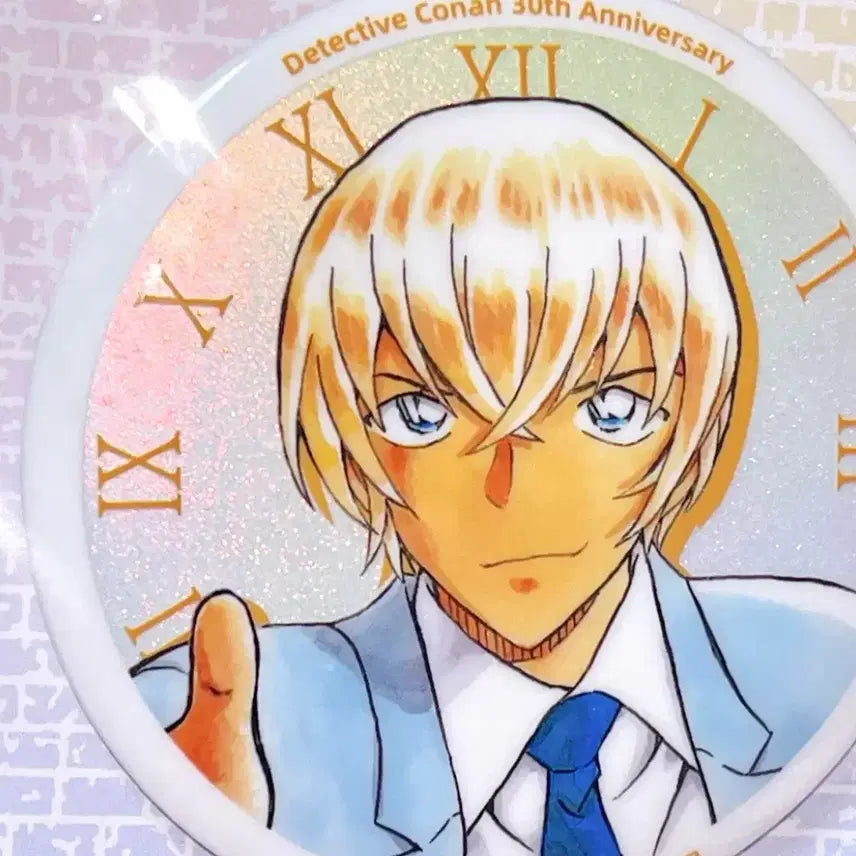 [BUNJANG] Detective Conan Amuro Original Art Can Badge (30th Anniversary Limited Edition) / 명탐정코난 아무로 원화 캔뱃지 중국 30주년 안기준 후루야레이
