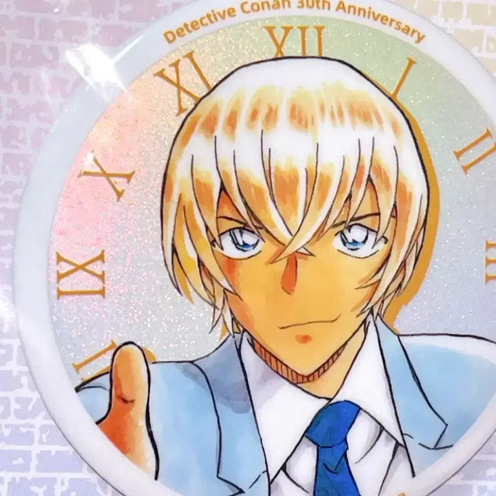 [BUNJANG] Detective Conan Amuro Original Art Can Badge (30th Anniversary Limited Edition) / 명탐정코난 아무로 원화 캔뱃지 중국 30주년 안기준 후루야레이