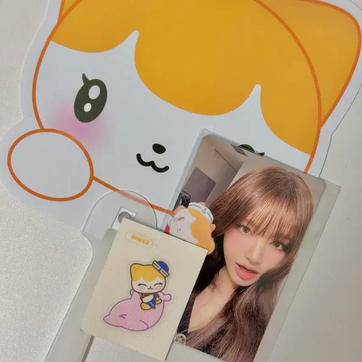 [BUNJANG] IVE Liz MiniB Cheese Popup POB Photocard, Stickers, Fan / 아이브 리즈 미니브 치즈 팝업 특전 포카 랜덤 부채 띠부띠부씰