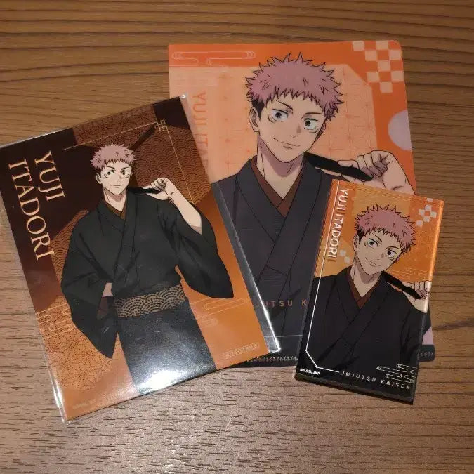 [BUNJANG] Jujutsu Kaisen Yuji Itadori Tsutaya Pop-up Mini Holder &amp; Acrylic Block Bundle Set / 츠타야 팝업 이타도리 유지 주술회전