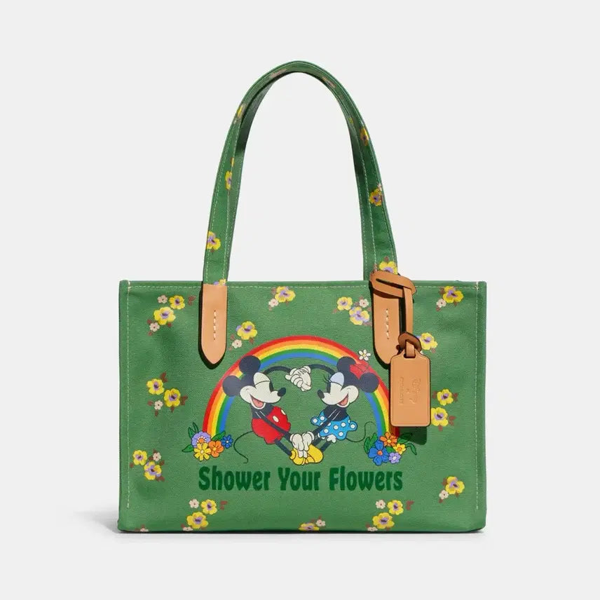 [BUNJANG] Coach x Disney 100th Anniversary Limited Edition Canvas Tote Bag / 디즈니 100주년 코치 콜라보 한정 캔버스 토트백