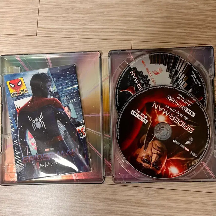 [BUNJANG] Spider-Man: No Way Home Lenticular Case Steelbook (Unsealed) / 스파이더맨 노웨이홈 렌티큘러 케이스 스틸북(개봉)