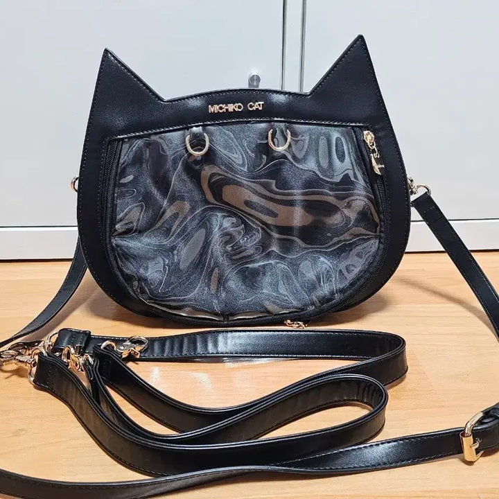 [BUNJANG] Michiko Cat Black Cat Ita Bag / 미치코캣 이타백 검정 고양이 가방
