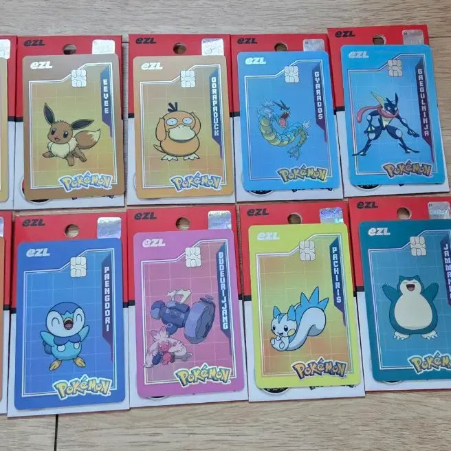[BUNJANG] Lotteria Pokemon Magnet Full Set + Izle Card Bundle / 롯데리아 포켓몬 마그넷 전종+포켓몬 이즐카드 11개 일괄판매