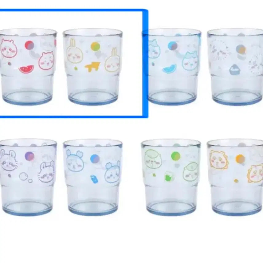 [BUNJANG] Chiikawa Summer Lottery Hachiware, Shisa, Cup Bundle Set / 치이카와 여름 쿠지 하치와레,시사,컵 일괄