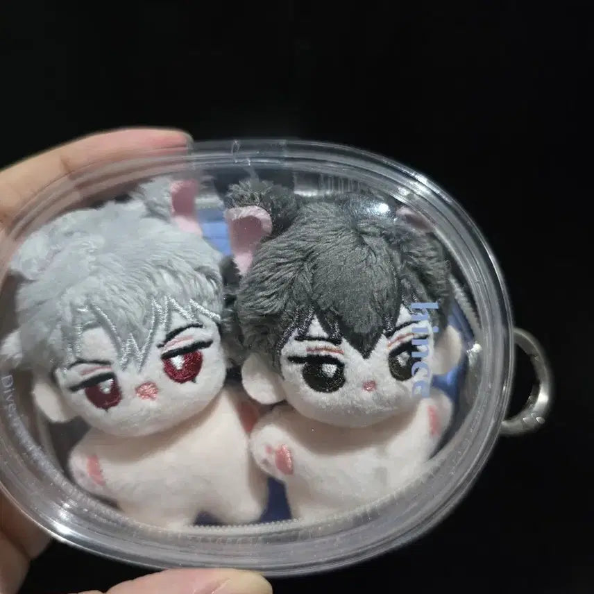 [BUNJANG] PLAVE Myeong-Deng-Nyangz 5cm Plush Set (Eunho, Hamin) / 묭댕냥즈,plave,플레이브 비공식 5깅 ,5cm,묭댕냥즈 묭은호+묭하민 5깅 세트