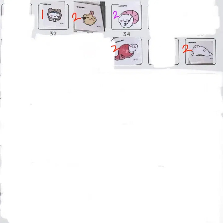 [BUNJANG] Chiikawa Retro Sticker Set / 치이카와 레트로 띠부씰