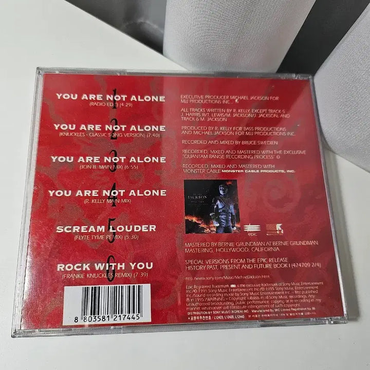 [BUNJANG] Michael Jackson You Are Not Alone Single CD / 마이클 잭슨 &
