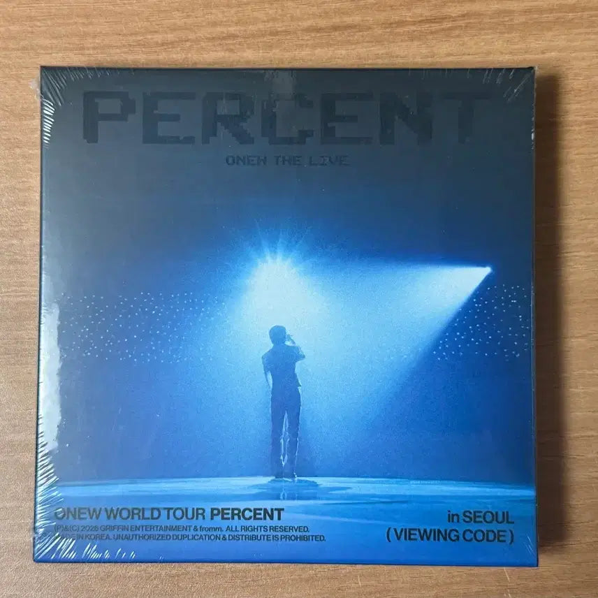 [BUNJANG] Onew The 1st Concert Viewing Code Sealed / 온유 콘서트 뷰잉코드 새상품