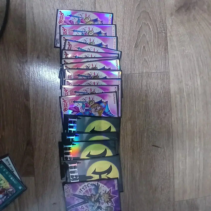[BUNJANG] Yu-Gi-Oh! Card 15-Card Set with Sleeves / 유희왕 카드 15장 세트 슬리브 전부 끼워놓았어요