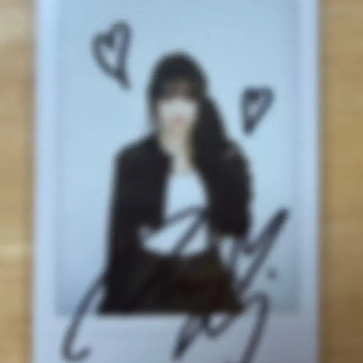[BUNJANG] RESCENE Mina Event Signed Polaroid / 리센느 미나미 이벤트 싸폴 25년 팬바타