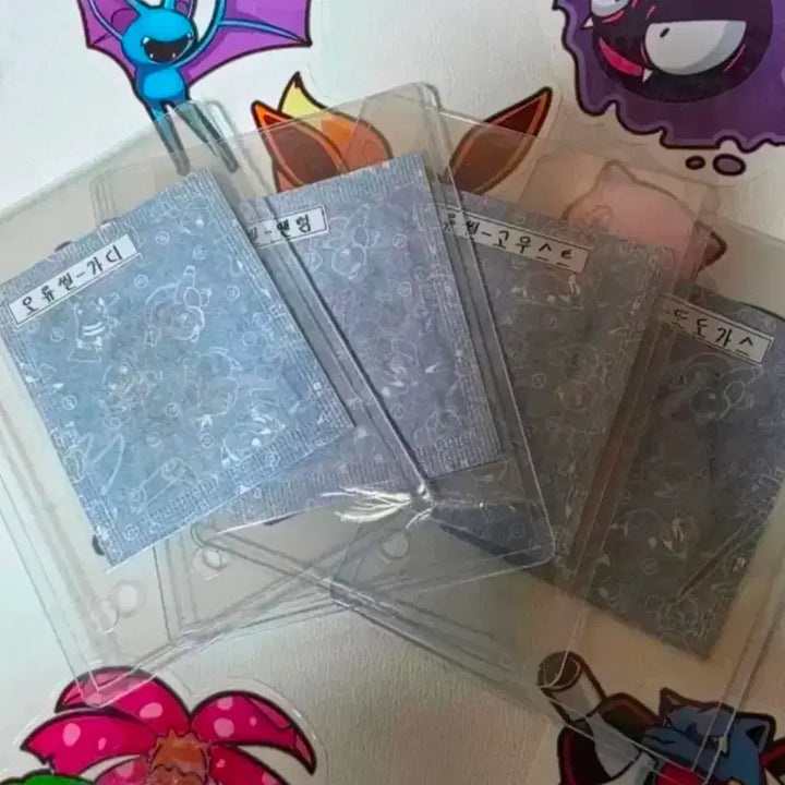 [BUNJANG] Pokemon Error Sticker Set (Gen 1, 4 Types, Sealed) / 띠부씰 포켓몬 오류씰 1세대 4종 미개봉 일괄판매