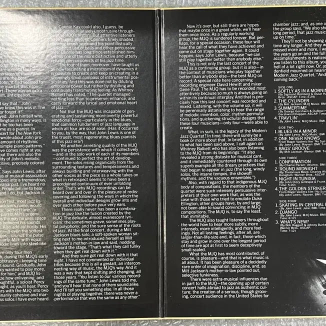 [BUNJANG] The Modern Jazz Quartet The Last Concert 2LP / The Modern Jazz Quartet / The Last Concert 2LP