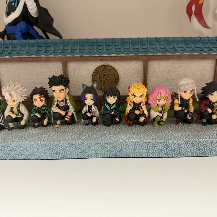 [BUNJANG] Demon Slayer Ufotable Dining Diorama &amp; World Collectable Figure Set / 귀멸의 칼날 주합회의 디오라마&amp;월콜 세트