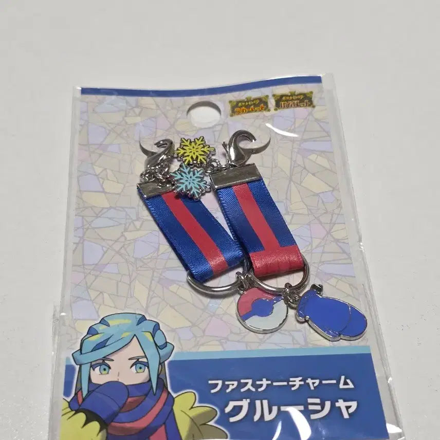 [BUNJANG] Pokemon Grusha Zipper Charm Set / 새상품) 포켓몬스터 그루샤 지퍼참 파스너참 키링
