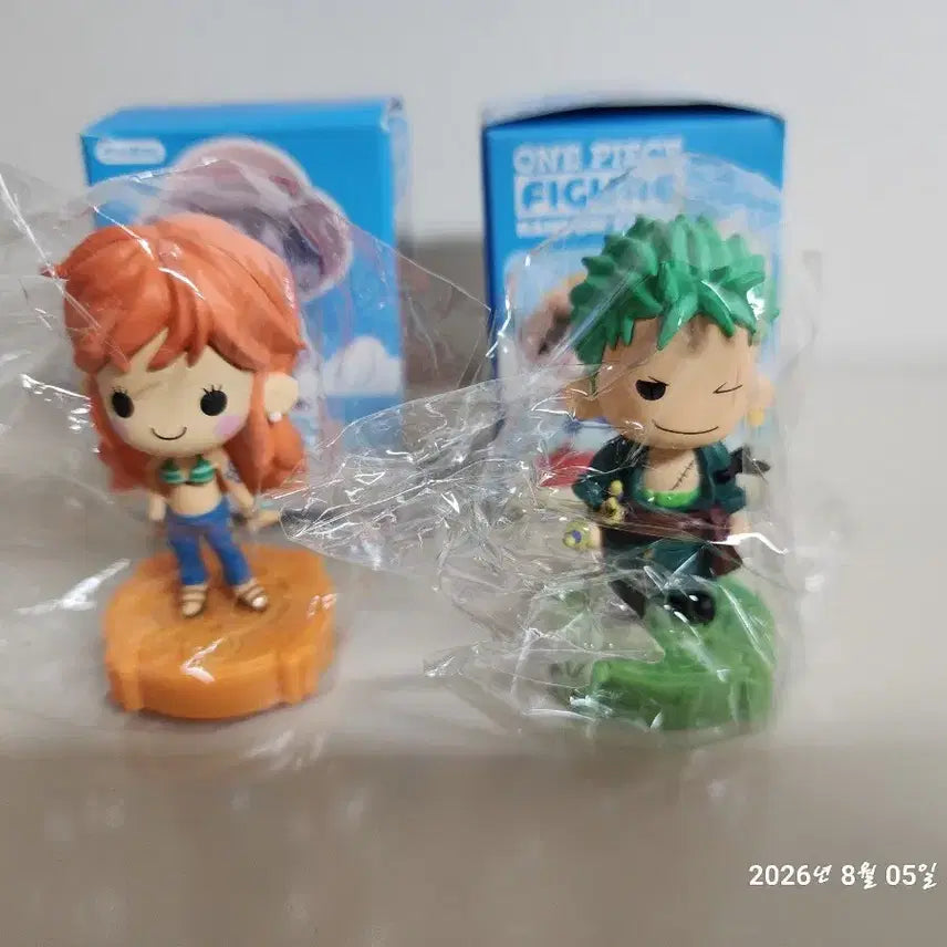 [BUNJANG] One Piece Figure Stamp Zoro, Nami Bundle Set / 일괄) 원피스 피규어 스탬프 조로, 나미