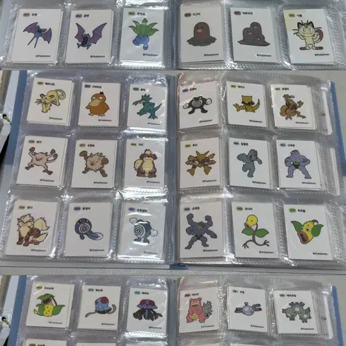 [BUNJANG] Pokemon 3-Digit Stickers Gen 1 &amp; 2 Full Set (Excluding Mew, Mewtwo) Bundle Set / 포켓몬 3자리 띠부씰 1, 2세대 전종(뮤, 뮤츠 제외) 일괄 판매합니다