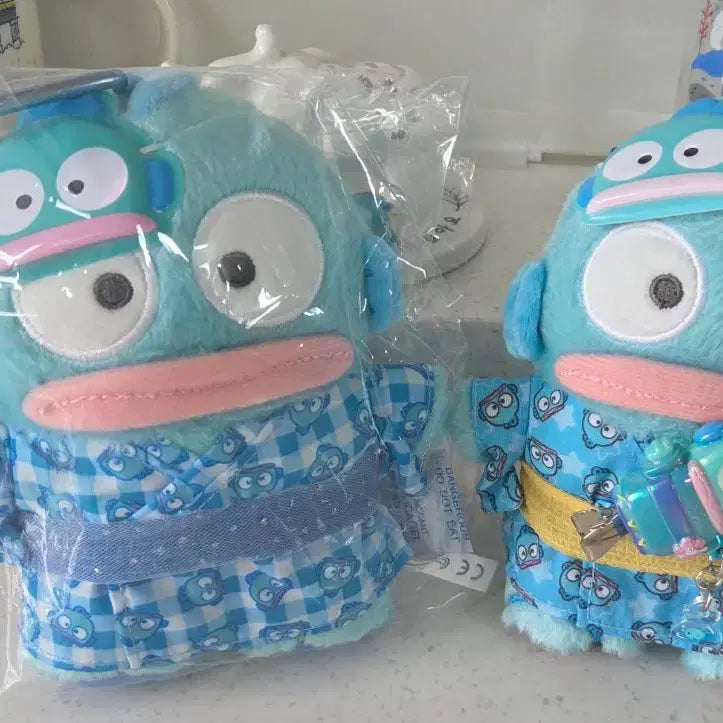 [BUNJANG] Hangyodong Kimono/Yukata Doll Keyring Bundle Set (2 types) + Japanese Crane Authentic Item / 한교동 기모노 인형 키링 2종 일괄+일본크레인정품1개 증정