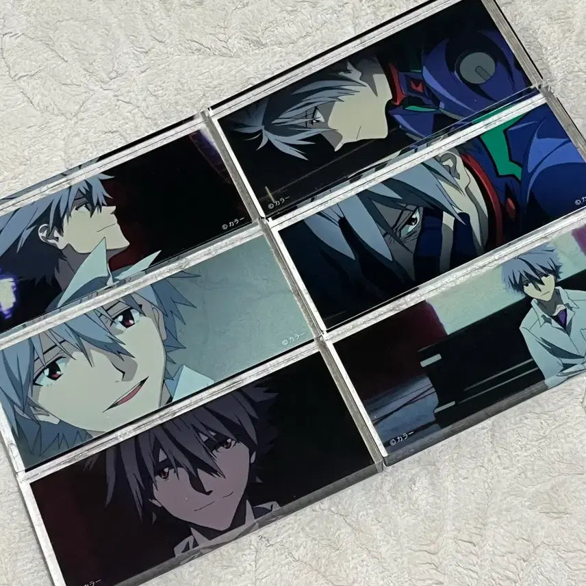 [BUNJANG] Evangelion Kaworu Acrylic Stand Set / 에반게리온 카오루 아크릴 스탠드  EVA 아크릴 블럭 일괄