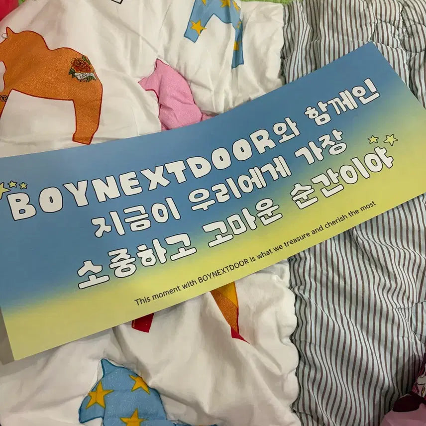 [BUNJANG] BOYNEXTDOOR Busan Concert Slogan / 보이넥스트도어 부산콘 슬로건