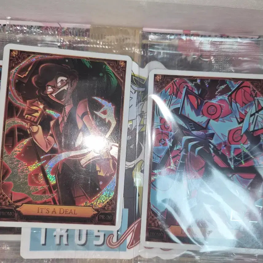 [BUNJANG] Hazbin Hotel Human Al &amp; Demon Doc Promo Card Bundle Set / 일괄가) 해즈빈호텔 휴먼알&amp;데몬복 프로모 카드